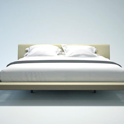 Jane Beige King Bed - Beds