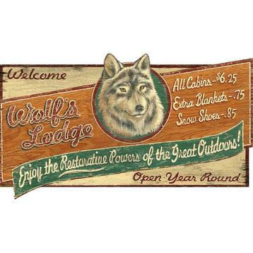 Wolf Lodge Sign