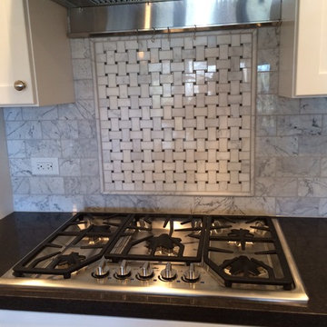 Thermador Cooktop and Tile Backsplash