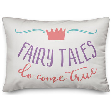 Fairy Tales Do Come True 14x20 Spun Poly Pillow