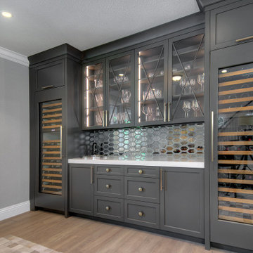 South Bay: Los Gatos Renovation | Gorgeous Mixed Metals Kitchen