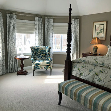 Teal, Blue and Green Master Suite With Four Poster Bed