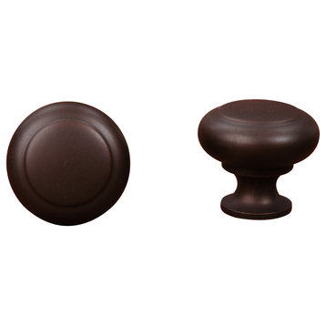 RK International, Hollow Two, Step Knob 1 1/4", Rubbed Bronze