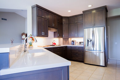 Example of a trendy home design design in Phoenix