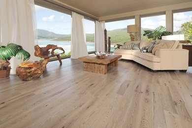 Inspiration for a coastal living room remodel in San Diego