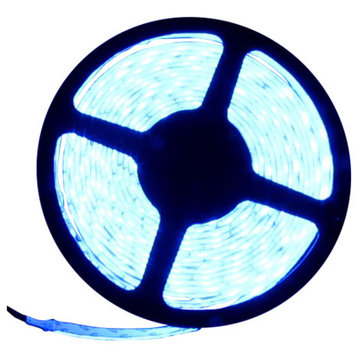 5054SMD Blue Super Bright Flexible LED Light Strip 16' Reel, Reel Kit