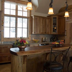 Rustic pine flooring