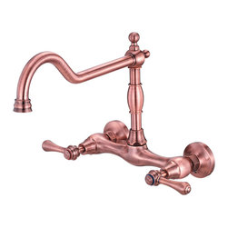 Danze Opulence&trade; Two Handle Bridge Wall Mount Kitchen Faucet - Kitchen Faucets