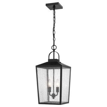 Millennium Devens 2-LT Outdoor Hanging Lantern 2655-PBK - Powder Coat Black