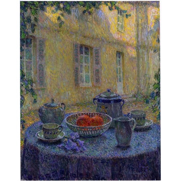 Henri Le Sidaner The Blue Tablecloth at Gerberoy Wall Decal