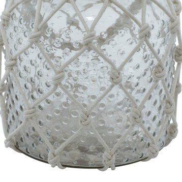 Coastal Clear Glass Candle Lantern 94951