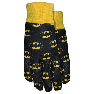 Midwest Quality Gloves SFB102TH8 Batman Jersey Garden Gloves, Toddler