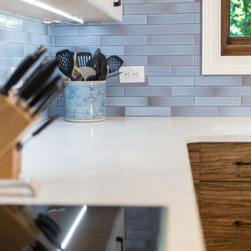 Tiger Stripe Kitchen Cabinets