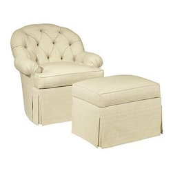 Hickory Chair Ottomans and Benches - Footstools And Ottomans