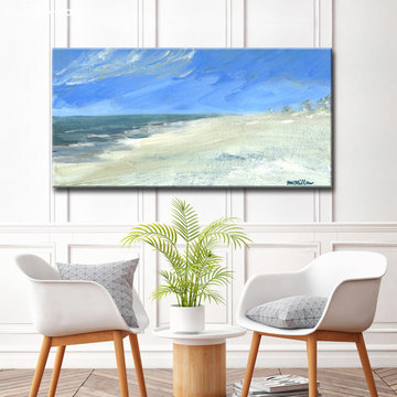 'Calm Shores' Ready2HangArt Canvas by Dana McMillan
