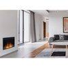 25" Freestanding 5116 BTU Electric Fireplace Insert With Remote Control