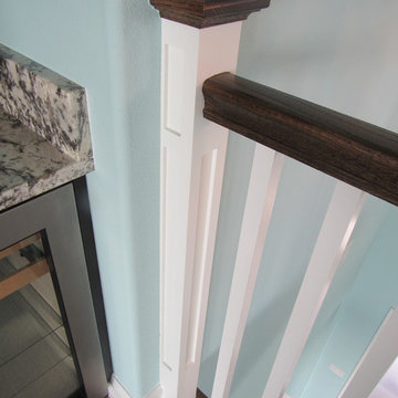 Box Newel/ Radius Flare Project. Hill Res. Satellite Bch FL