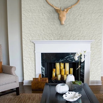Ledge Stone in Crystal White