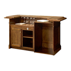 Lamar Straight Bar - Game Room And Bar Furniture