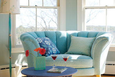 Inspiration for a timeless living room remodel in Baltimore