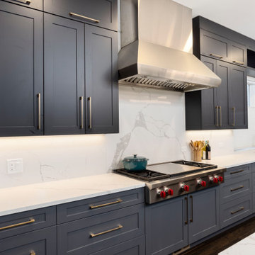 Chicago West Loop Signature Renovation: Kitchen, Entrance & Powder Room Revival