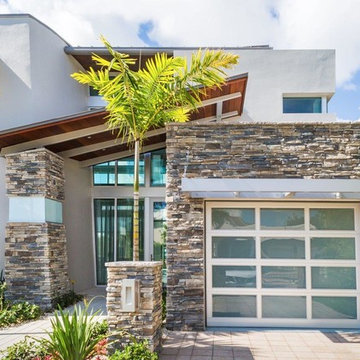 Traditional Exteriors Featuring Stone
