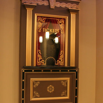 Home Theater Room Entries, Cinebars + Ticket Booths