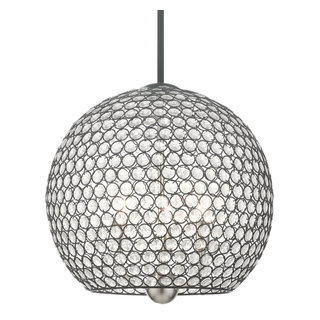 Livex Lighting 45723 Cassandra 3 Light 16"W Crystal Pendant