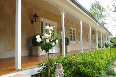 This is an example of a traditional house exterior in Newcastle - Maitland.