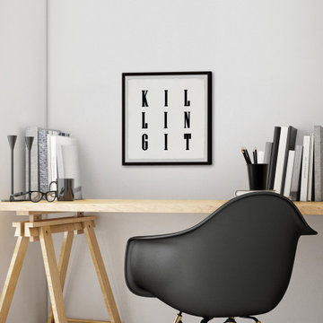"Killing It!" Framed Painting Print