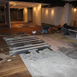 Commercial new construction - Pacific Design Center (West Hollywood) - Flooring