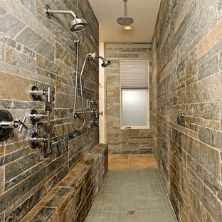 75 Most Popular Transitional Beige Tile Bathroom Design Ideas for 2018 ...
