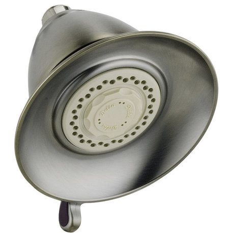 Delta Showering Components Premium 3-Setting Shower Head, Stainless, RP34355SS