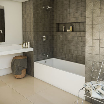 Mirolin BO70L/R Austin 16 Skirted Bath White