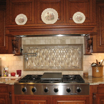 Travertine Backsplash