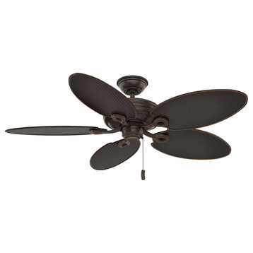 Casablanca Charthouse 54" Indoor/Outdoor LED Ceiling Fan 55073 - Onyx Bengal