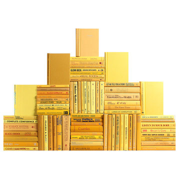 Modern Daffodil Book Wall, Set of 75