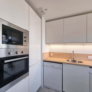 Réaménagement et rénovation totale - Appartement F2 Rouen
