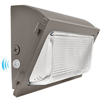 Luxrite Slim LED Wall Pack with Photocell 45W-75W Tunable 10125LM 3CCT