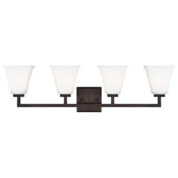 32.5 inch 37.2W 4 LED Bathroom Light Fixture-Brushed Oil Rubbed Bronze