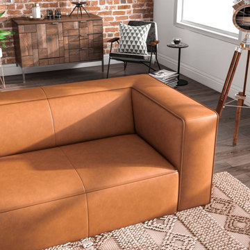 Leather sofa Emerson