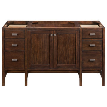 Addison 60" Single Vanity Cabinet, Mid Century Acacia, No Top