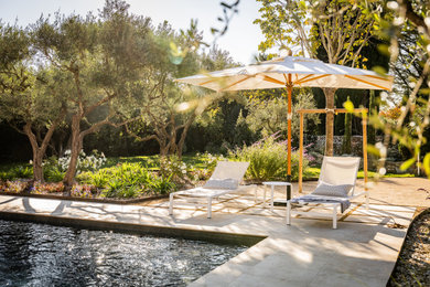 Idée de décoration pour un jardin méditerranéen.