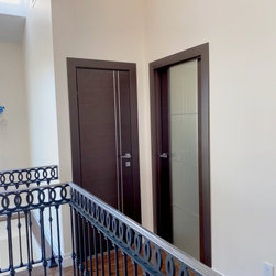 Private Residence - Custom Natural Veneer Wenge Doors - Interior Doors