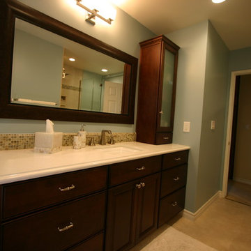glass mosaic bath