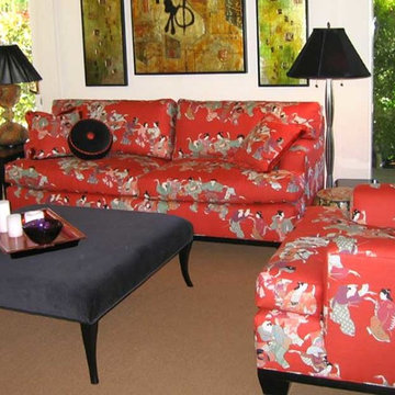 Colorful sitting room