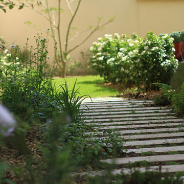 Rénovation d'un jardin  en "U"