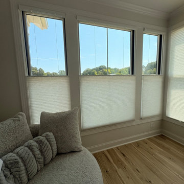 Top-down, bottom-up cellular shades in Davidos