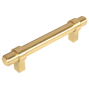 Cosmas 161-4BB Brushed Brass 4” CTC (102mm) Euro Bar Pull