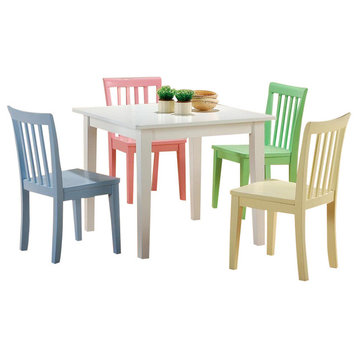 Emma Mason Signature Scot Loraine 5 Piece Youth Table and Chair Set
